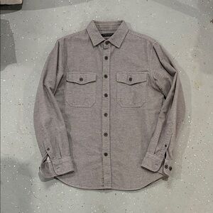 Banana Republic Gray Casual Button-Down Shirt